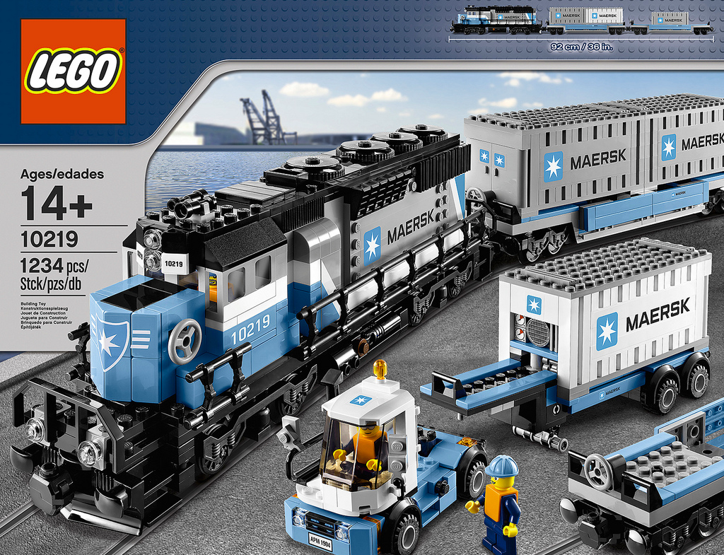 Lego 10219 Maersk Train | BrickTrains-Sets